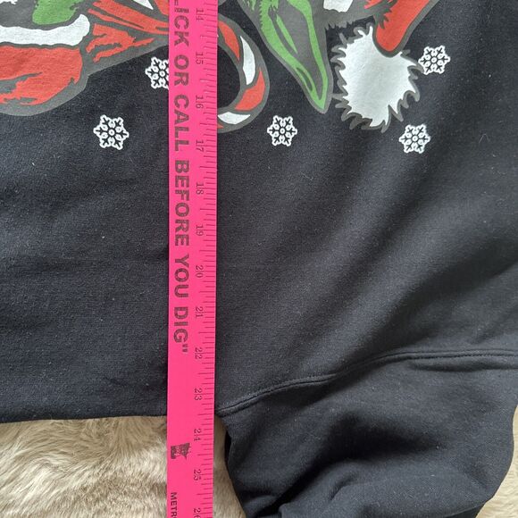 YODA Ugly Christmas Sweatshirt Funny Meme Unsized ( See Measurements) Measures L - Picture 5 of 7